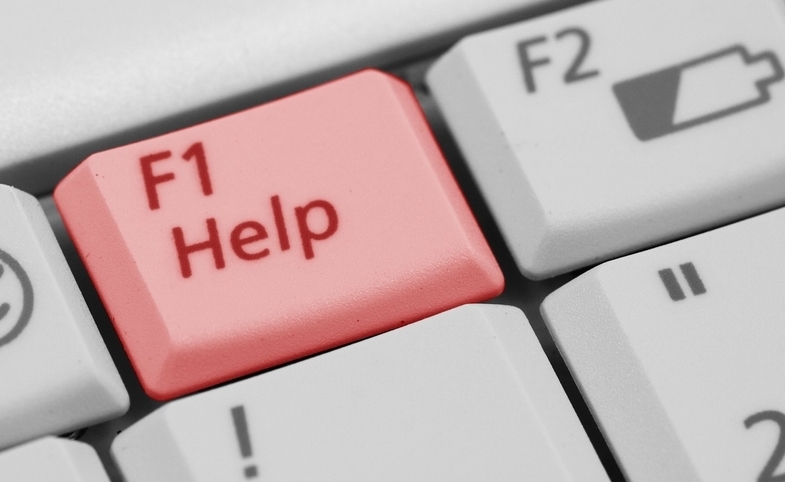 Image via Pixabay F1 Help Button