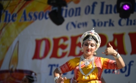Photo reprinted courtesy S Pakhrin, via Flickr https://flic.kr/p/qecP72 The 2014 Deepavali celebration in New York City