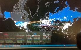 Photo reprinted courtesy Bill Smith via Flickr Cyber attacks in real time