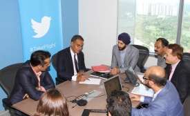 Photo reprinted courtesy U.S. Embassy New Delhi via Flickr Ambassador Richard Verma Visits Twitter India Office, by U.S. Embassy New Delhi