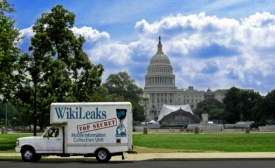 Photo reprinted courtesy Wikileaks Mobile Information Collection Unit wikileaks mobile truck capital hill