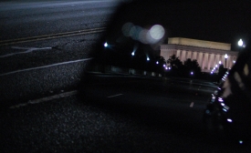 Photo by bradleypjohnson / CC BY 2.0 Lincoln Memorial in the rearview mirror