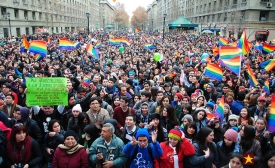 Photo reprinted courtesy of Felipe Longoni via Flickr Marcha del orgullo y igualdad 2013 by Felipe Longoni