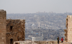 Aleppo City, viewed from the citadel; Flickr Creative Commons photo by Ed Brambley Aleppo City