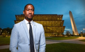 Headshot photo courtesy Damion Thomas via Washington Post. Museum photo courtesy Wikimedia Commons.