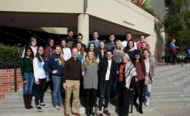 Sanders' class. Photo Courtesy of Safe Spot.