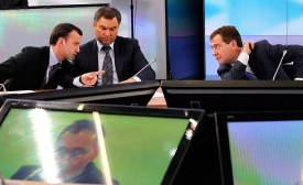 Photo reprinted courtesy of The President of Russia via En.Kremlin.ru Medvedev, by En.Kremlin.ru