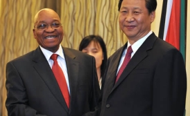 President Jacob Zuma welcomes HE Mr Xi Jinping in South Africa, GovernmentZA's Creative Commons Flickr stream
