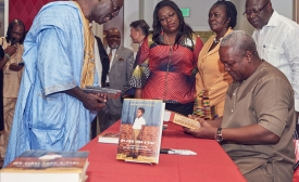 President Mahama at CPD. Photo by Brett Van Ort.