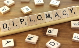 Image courtesy of Nick Youngson via The Blue Diamond Gallery Diplomacy in Scrabble Tiles