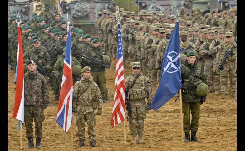 Photo reprinted courtesy U.S. Army Europe via Flickr Closing Ceremony for Iron Sword 2014, by U.S. Army Europe