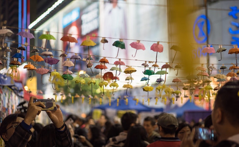 Photo by Pasu Au Yeung/ CC by-SA 2.0 Causeway Bay Last Day - Hong Kong Umbrella Revolution