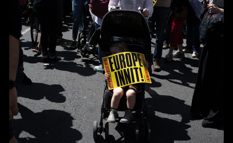 Photo reprinted courtesy David B Young via Flickr Young remain voters reduced to tears by Brexit result