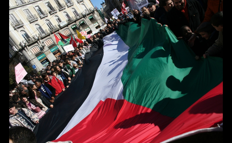 Photo reprinted courtesy of Carlos Capote via Flickr Por la paz en Palestina, by Carlos Capote
