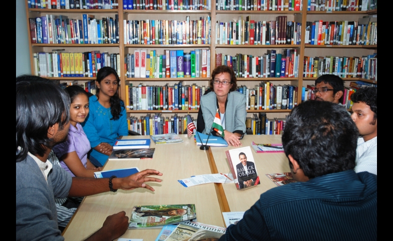 Photo reprinted courtesy U.S. Consulate Chennai via Flickr American Corner Bangalore, by U.S. Consulate Chennai