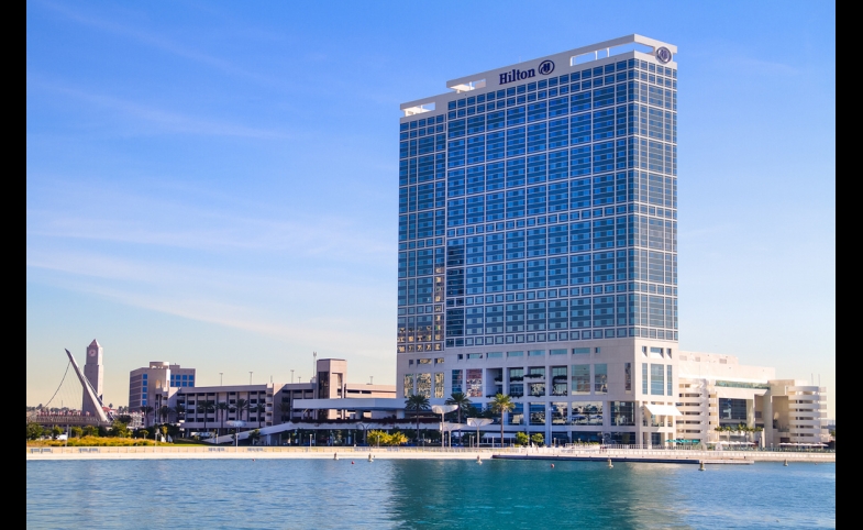 Photo by Chris Favero | CC by-SA 2.0 San Diego Hilton Bayfront Hotel