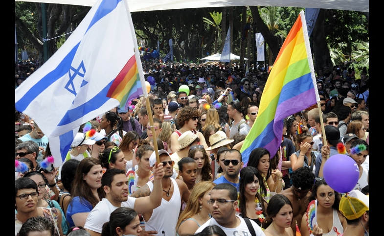 Photo reprinted courtesy U.S. Embassy Tel Aviv, via Flickr There was a strong diplomatic presence, including Ambassador Shapiro, at the Tel Aviv Gay Pride Parade in 2012