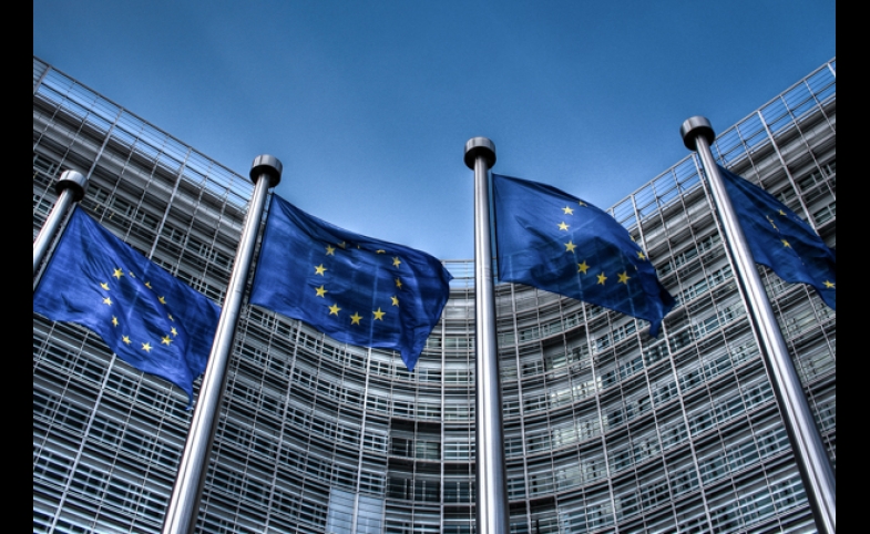 Photo courtesy of Thijs ter Haar via Flickr Creative Commons European Union flags