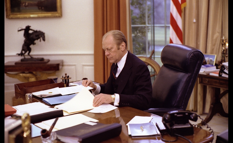 Photo reprinted courtesy Ford Library Museum President Gerald Ford