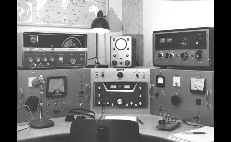 Photo reprinted courtesy Cqeme, via Wikimedia Commons Shortwave radio station of ICRC Geneva