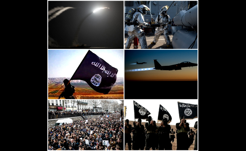 Photo reprinted Leopoldo Christie via Wikimedia Commons Escenas de la Guerra contra ISIS