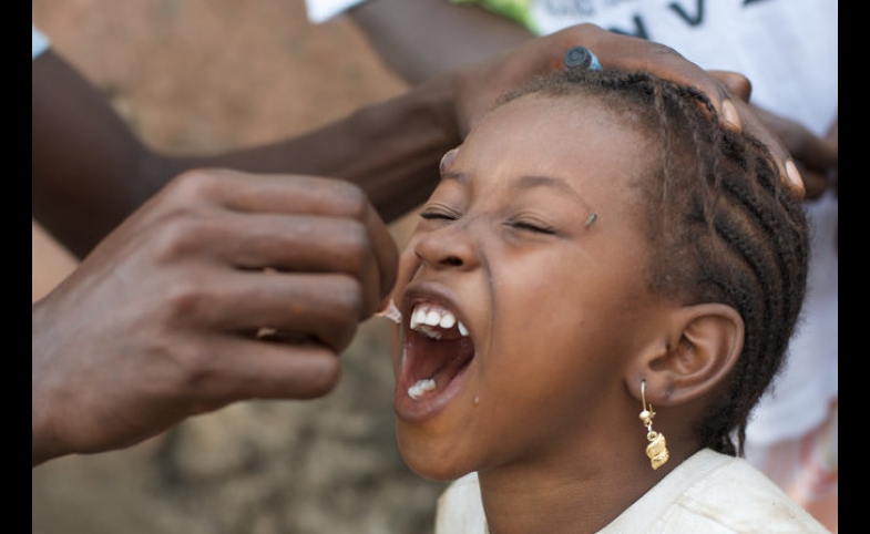 Photo reprinted courtesy Julien Harneis via Flickr, https://flic.kr/p/7nxFhf Polio vaccination