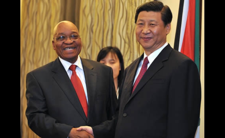 President Jacob Zuma welcomes HE Mr Xi Jinping in South Africa, GovernmentZA's Creative Commons Flickr stream