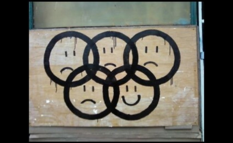 Photo reprinted courtesy Lorraine Murphy via Flickr Olympic Crying Room, by Lorraine Murphy