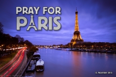 Photo by Tobias Theiler/CC by-SA 2.0 Pray for Paris