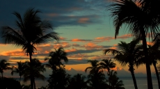 Photo reprinted courtesy Trish Hartmann, via Flickr https://flic.kr/p/dJBYrM Sunset over Puerto Rico