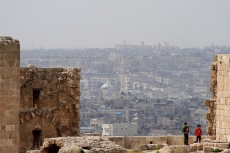 Aleppo City, viewed from the citadel; Flickr Creative Commons photo by Ed Brambley Aleppo City
