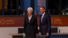 President Obama and IMF Managing Director Christine Lagarde at APEC 2011