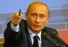 Photo reprinted courtesy Kremlin.ru, via Wikimedia Commons Vladimir Putin during annual Q&A conference